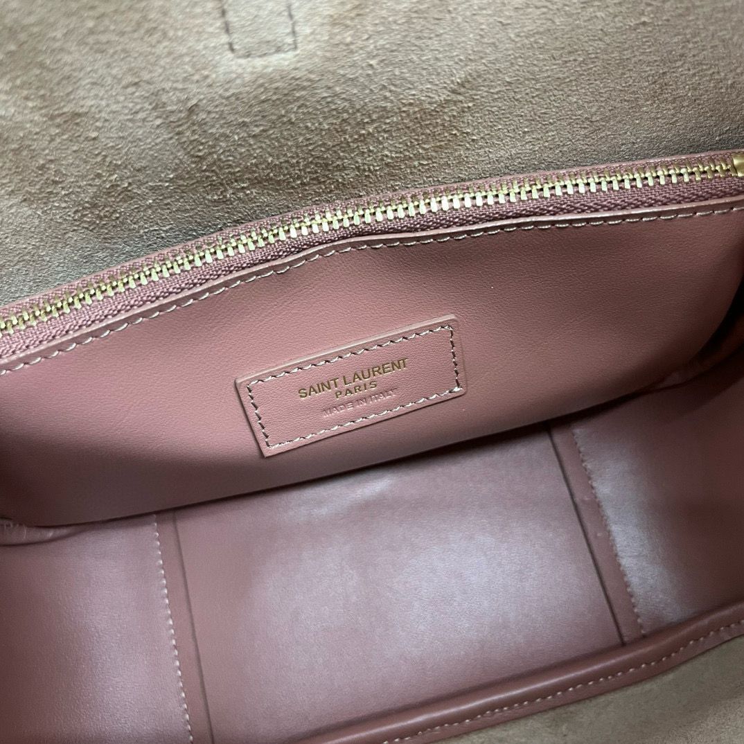 Barely Pink Le 5 à 7 Small Suede Shoulder Bag