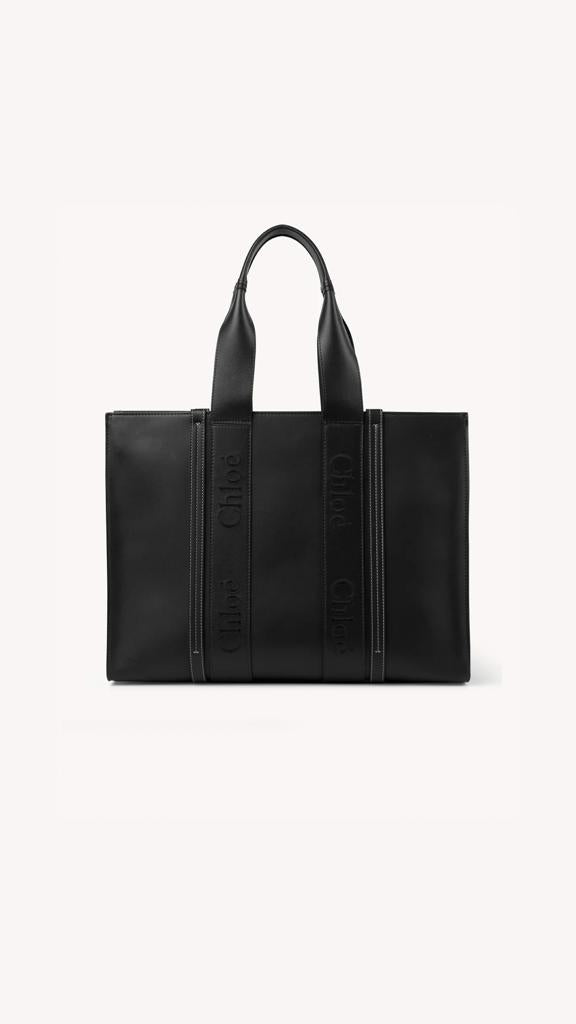 Black CW large tote bag