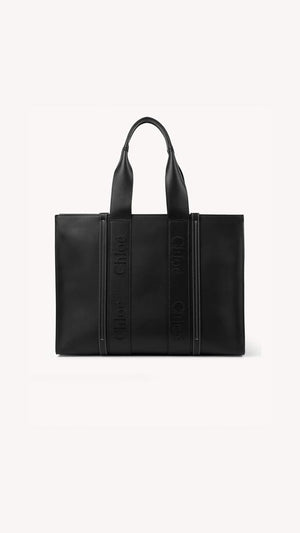 Black CW large tote bag