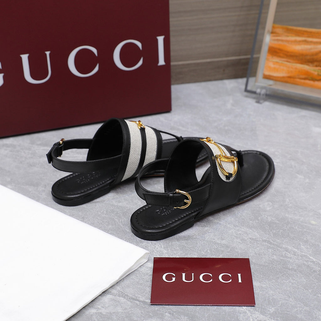 Black Thong Sandal