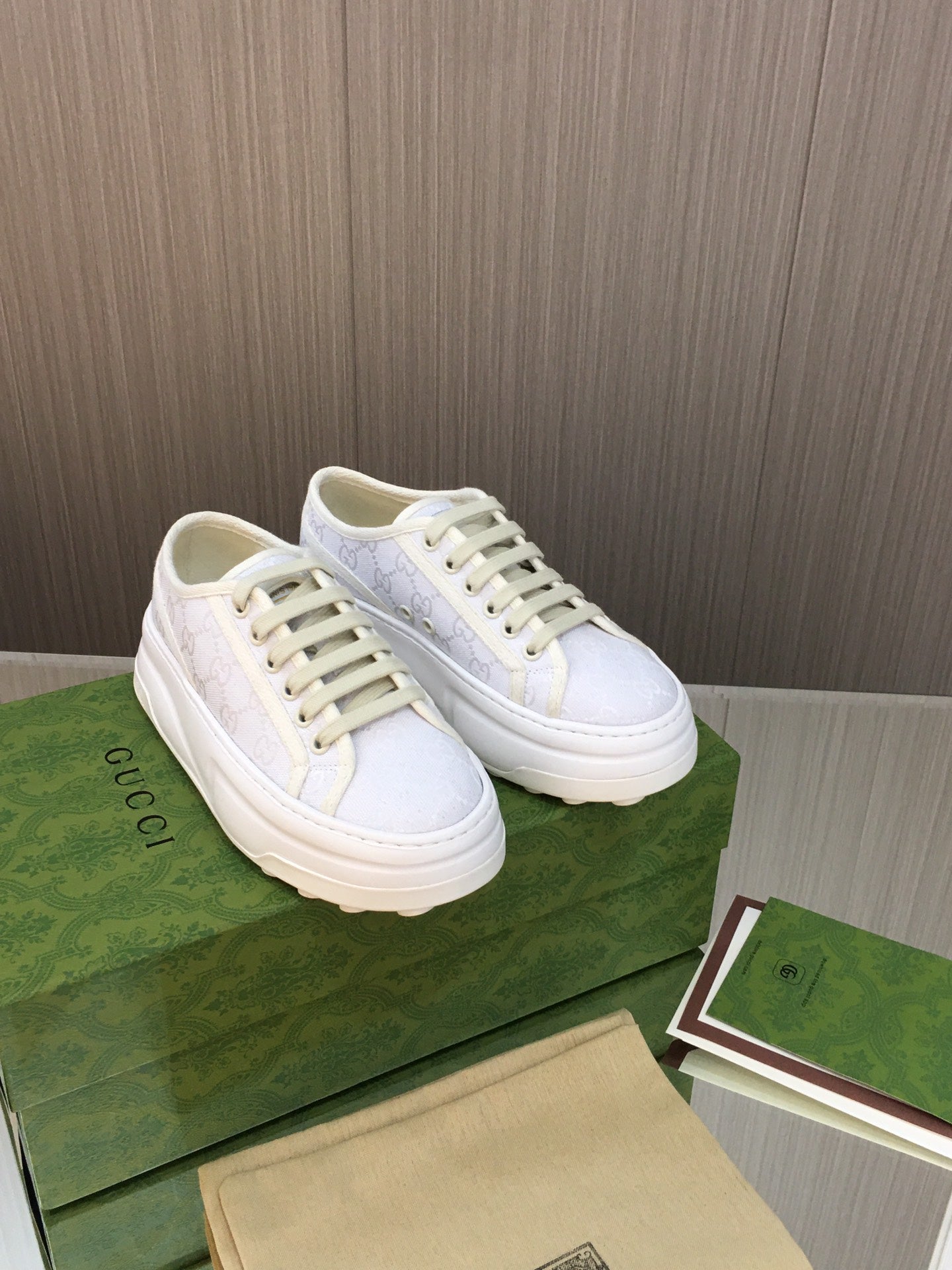 White GG Sneaker