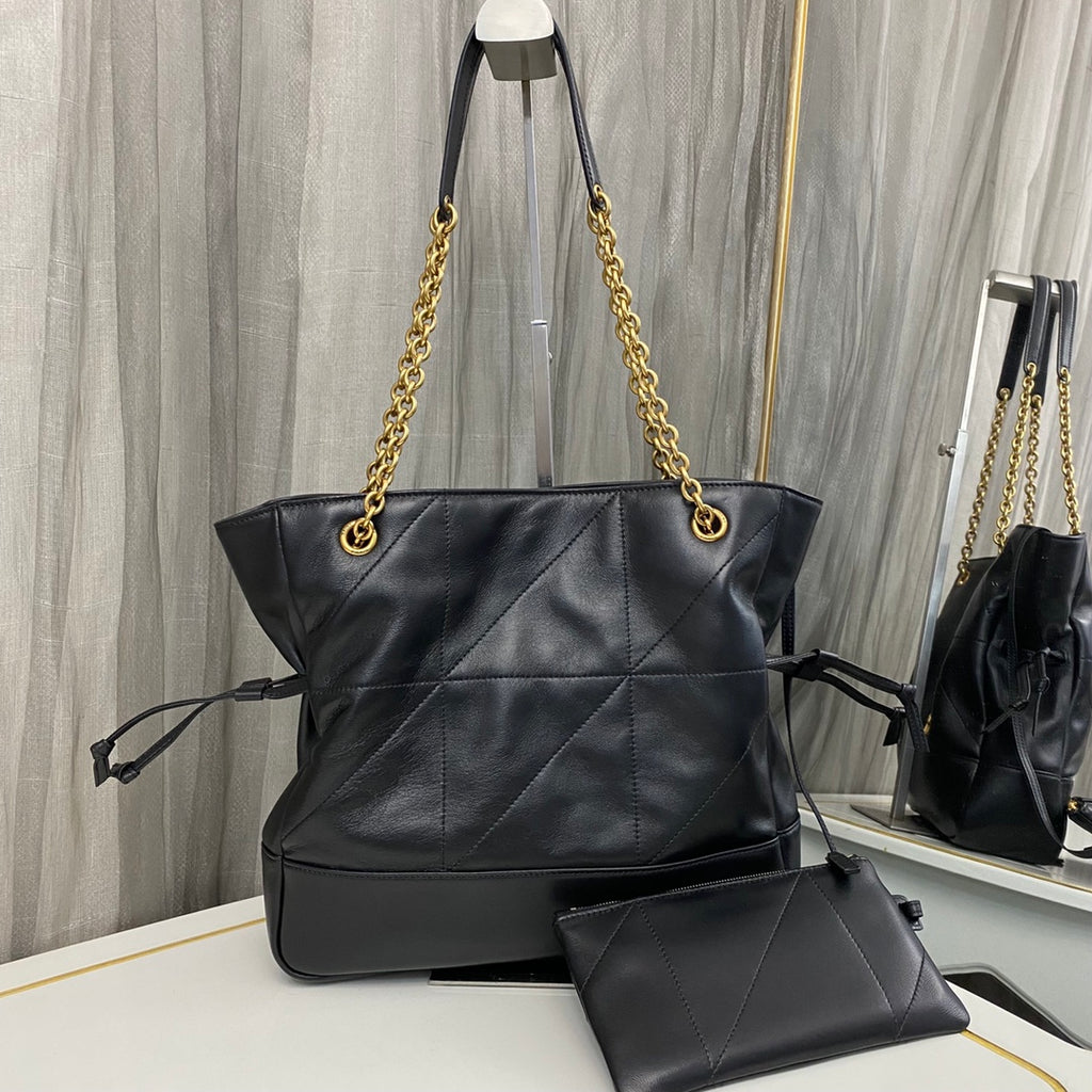 Black Jamie Small Shopping Bag