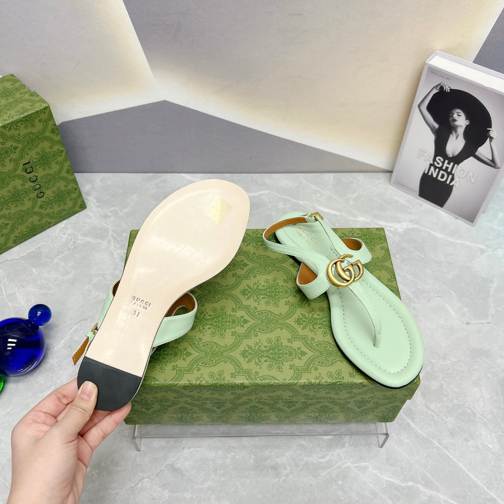 Light Green G Thong Sandal