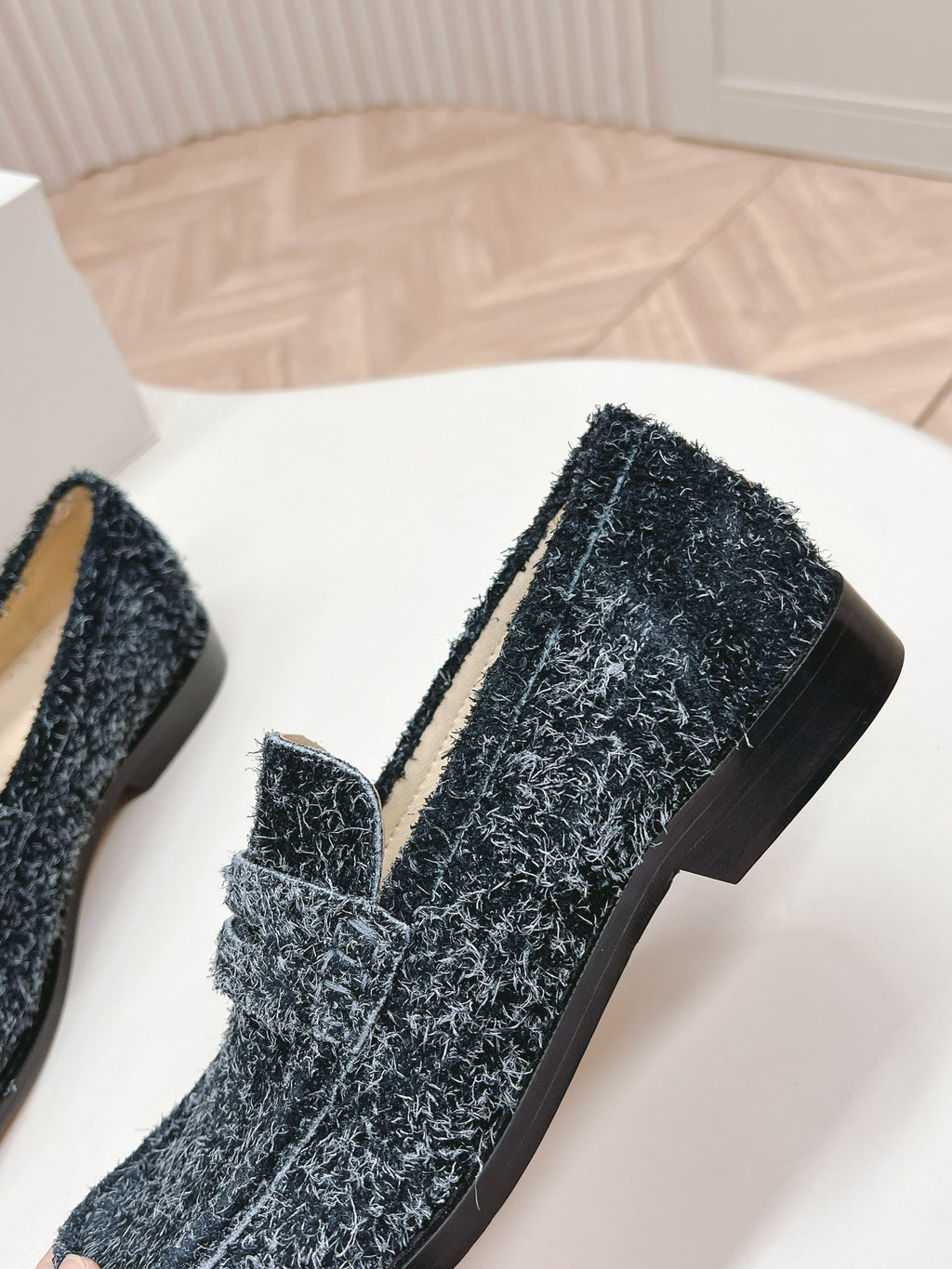 Charcoal Campo Loafer In Brushed Suede