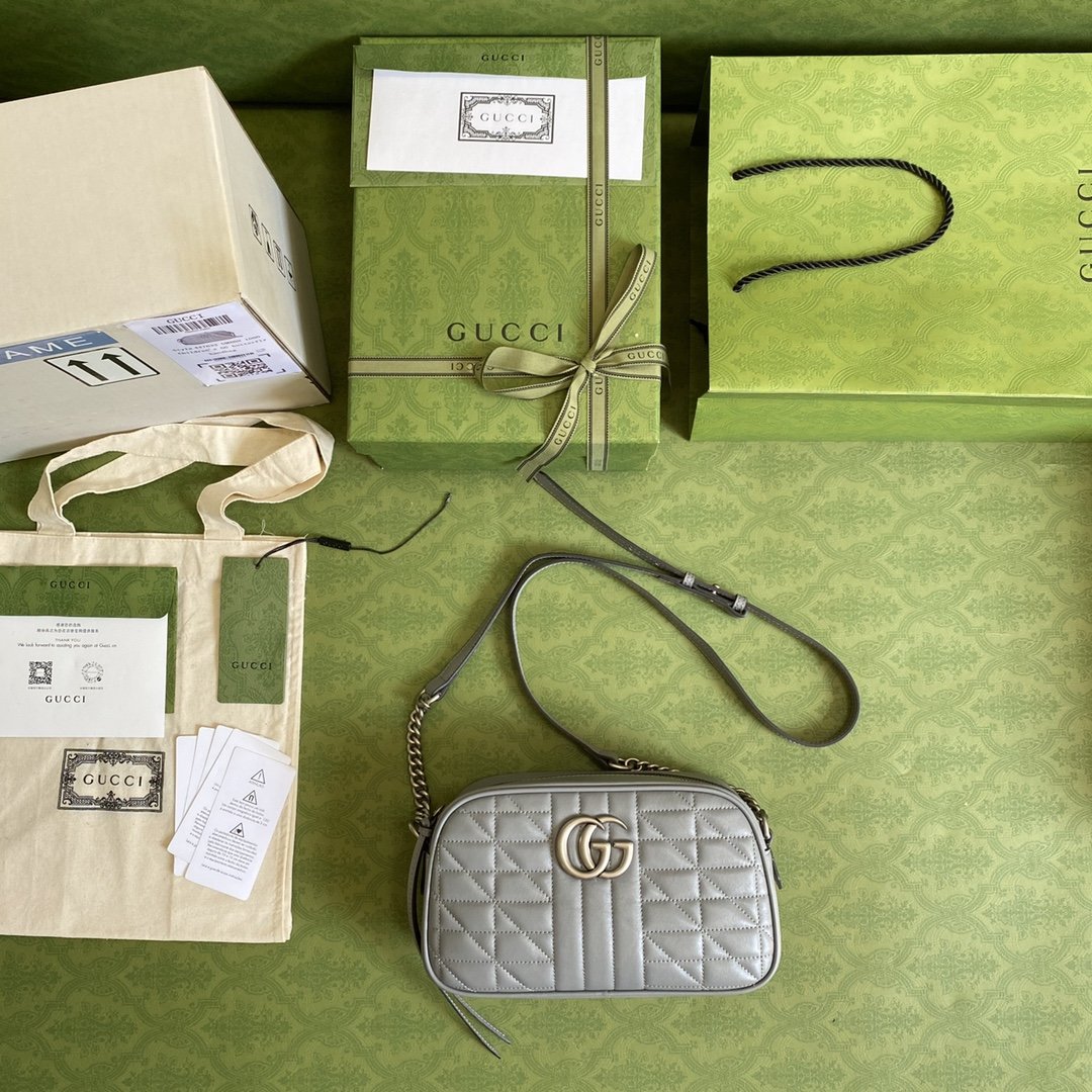 Dark Grey GM Small Shoulder Bag