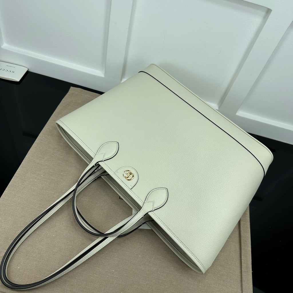 White GO Medium Tote Bag