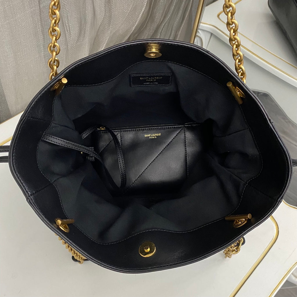 Black Jamie Small Shopping Bag