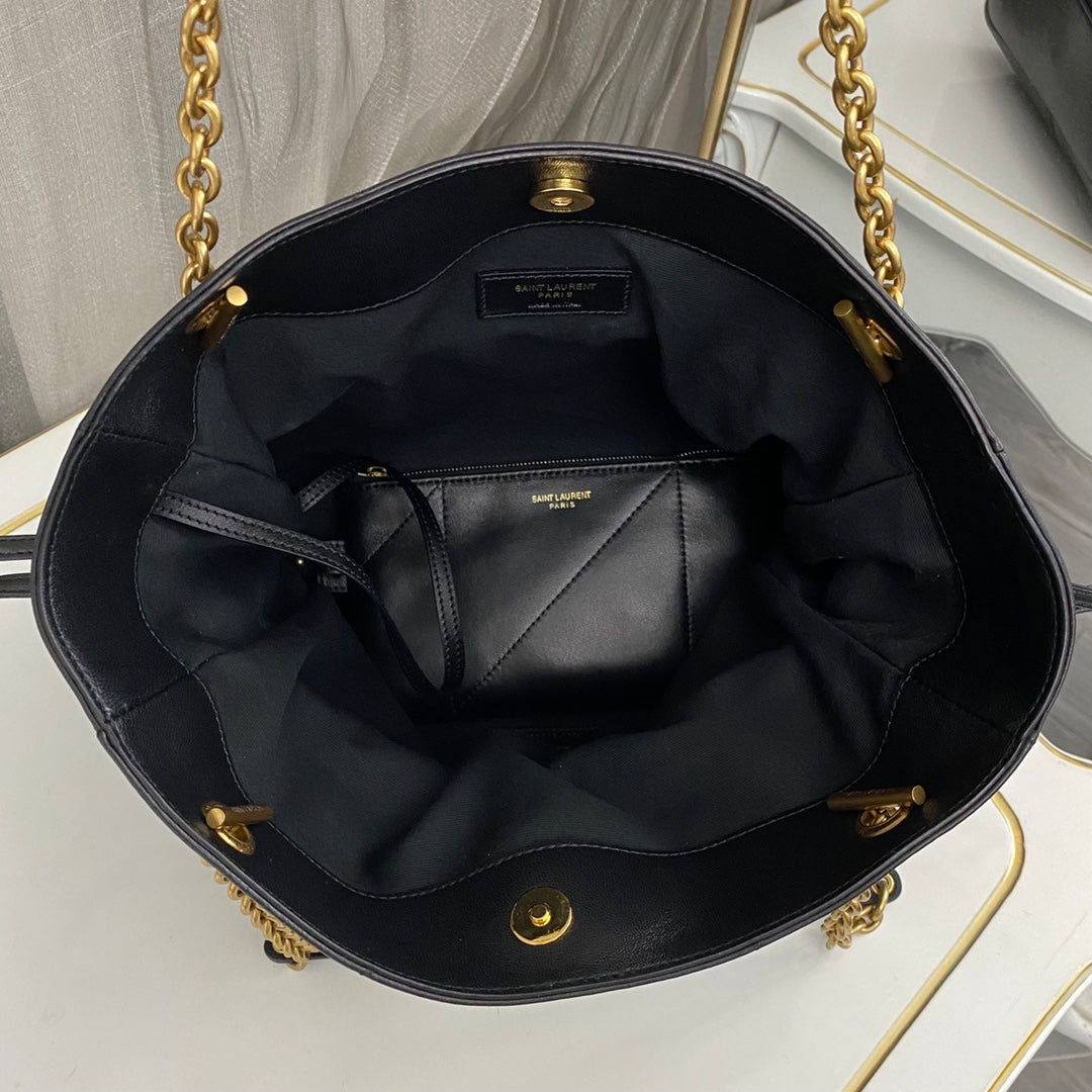 Black Jamie Small Shopping Bag