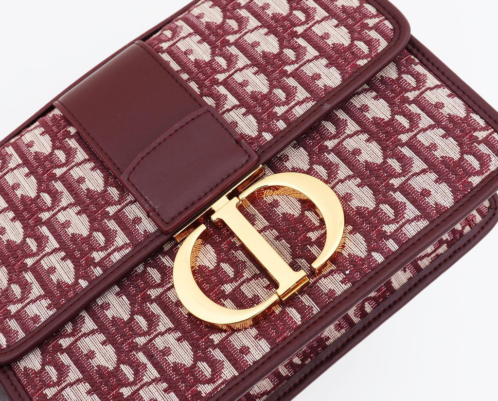 30M burgundy oblique bag