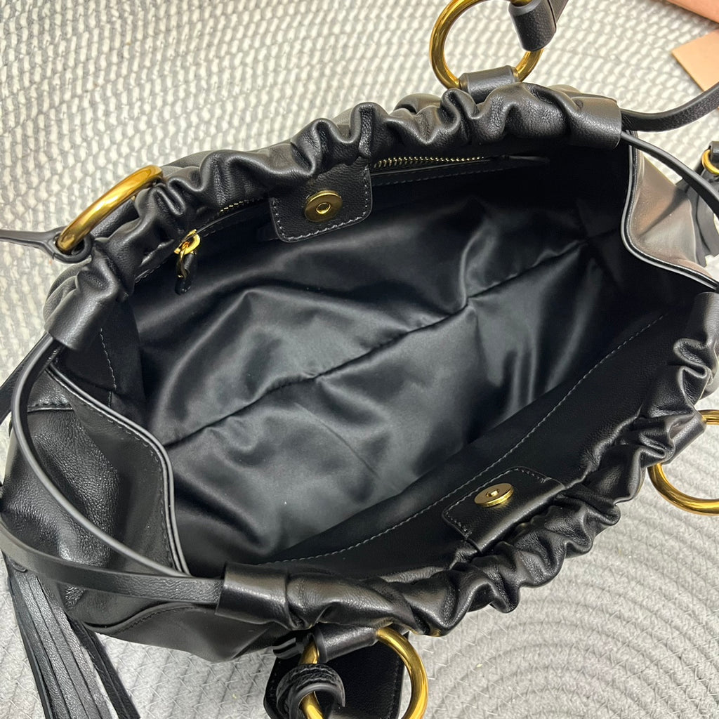 Black Joie 32 Leather Bag