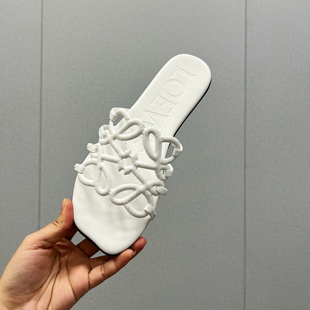 White Petal Anagram Slide