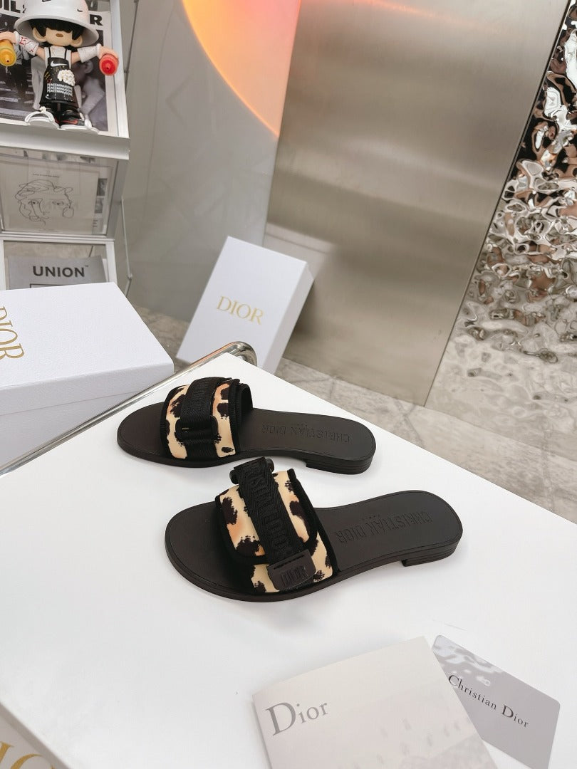Beige multicolor DE slide