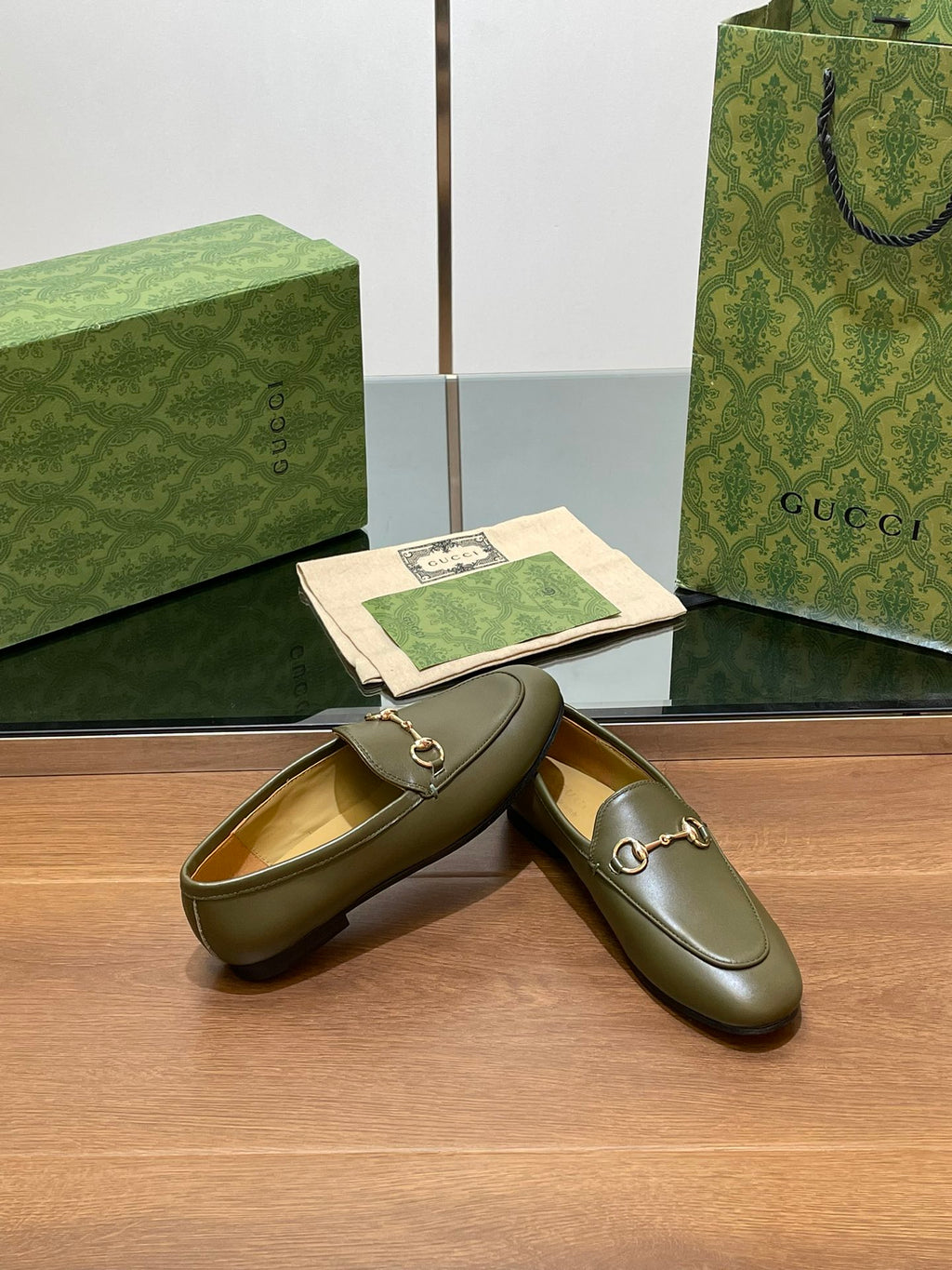 Dark Green Jordaan Loafer