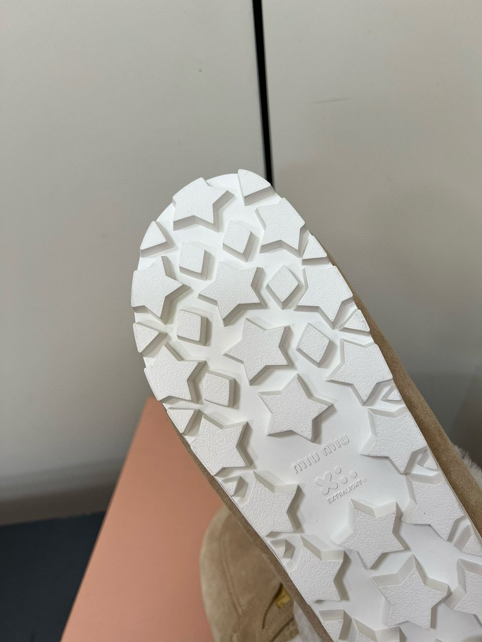 Ecru Suede Mules