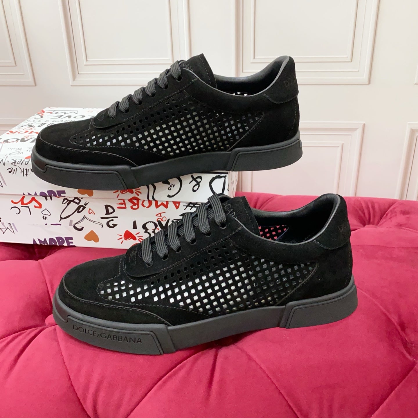 Black Suede Portofino Yacht Shoes