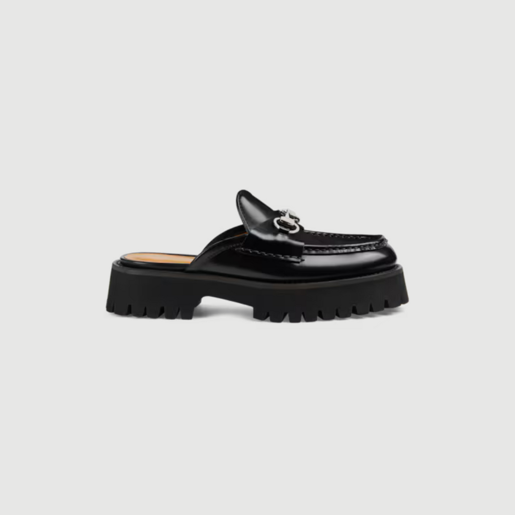 Black GG Mule