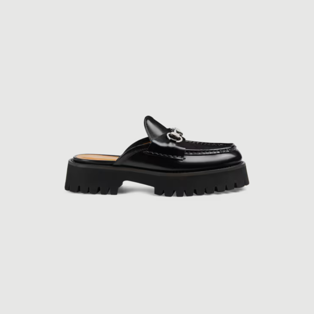 Black GG Mule