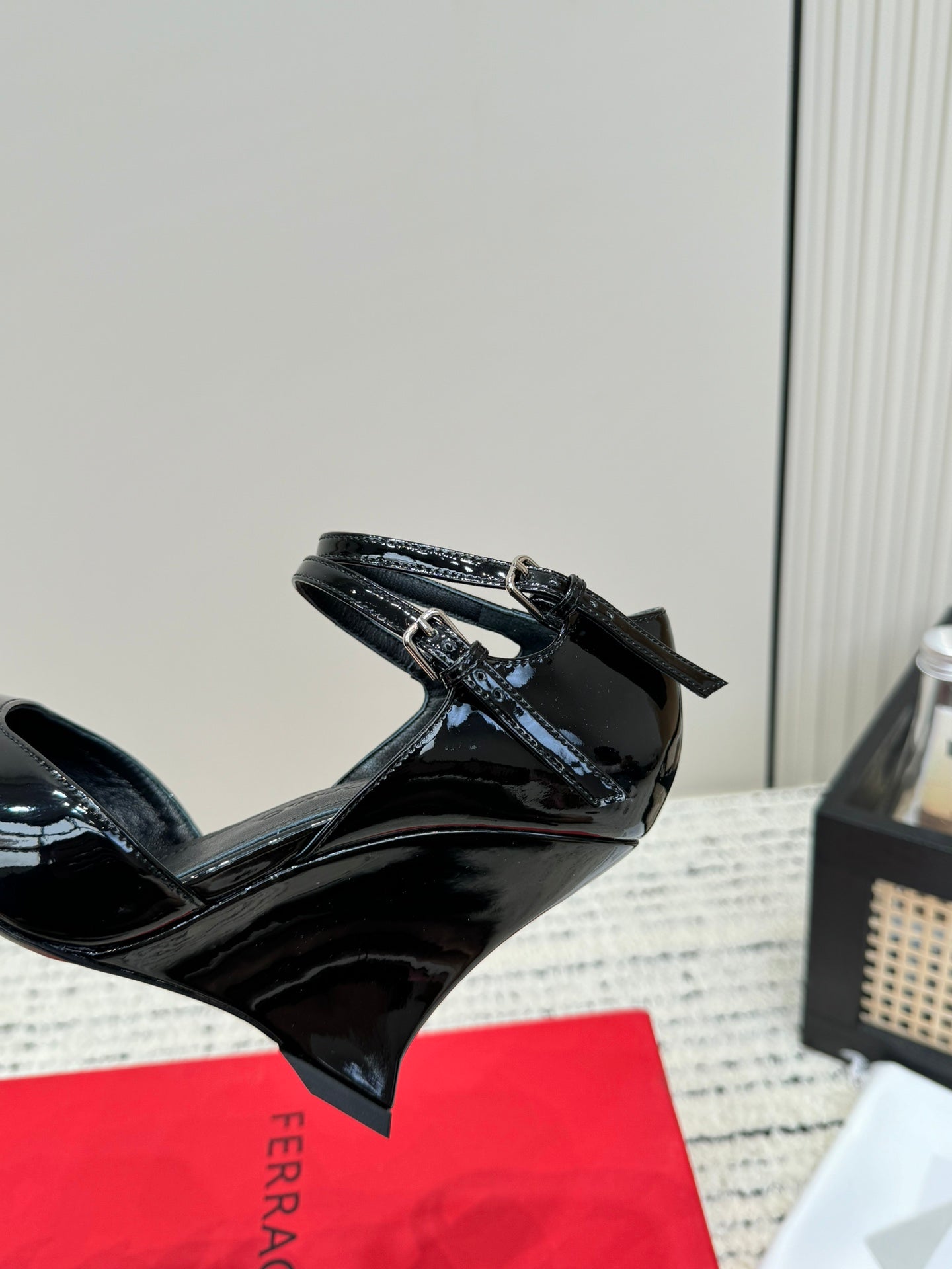 Black Pump With Wedge Heel
