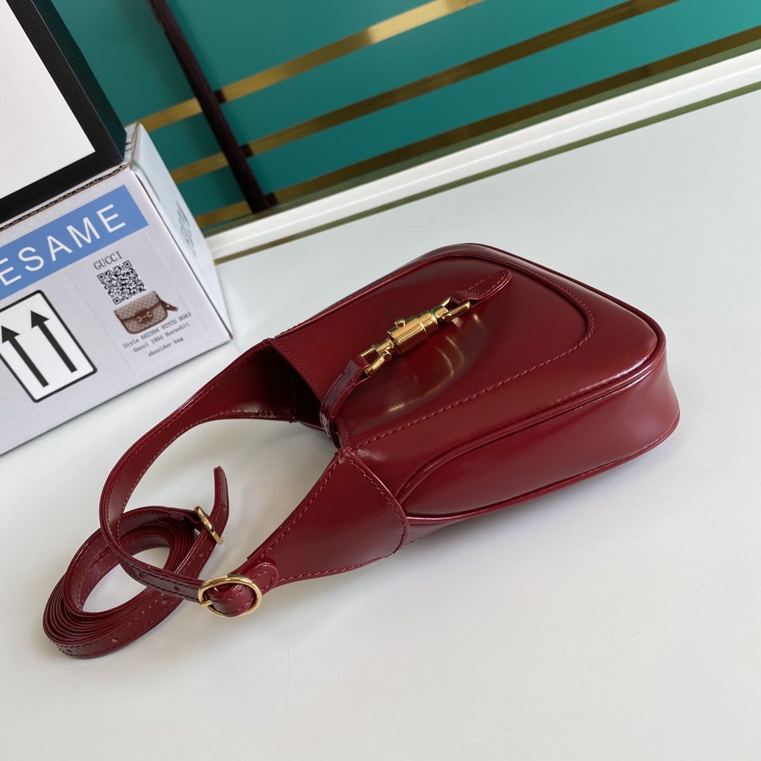 Red GJ 1961 mini shoulder bag