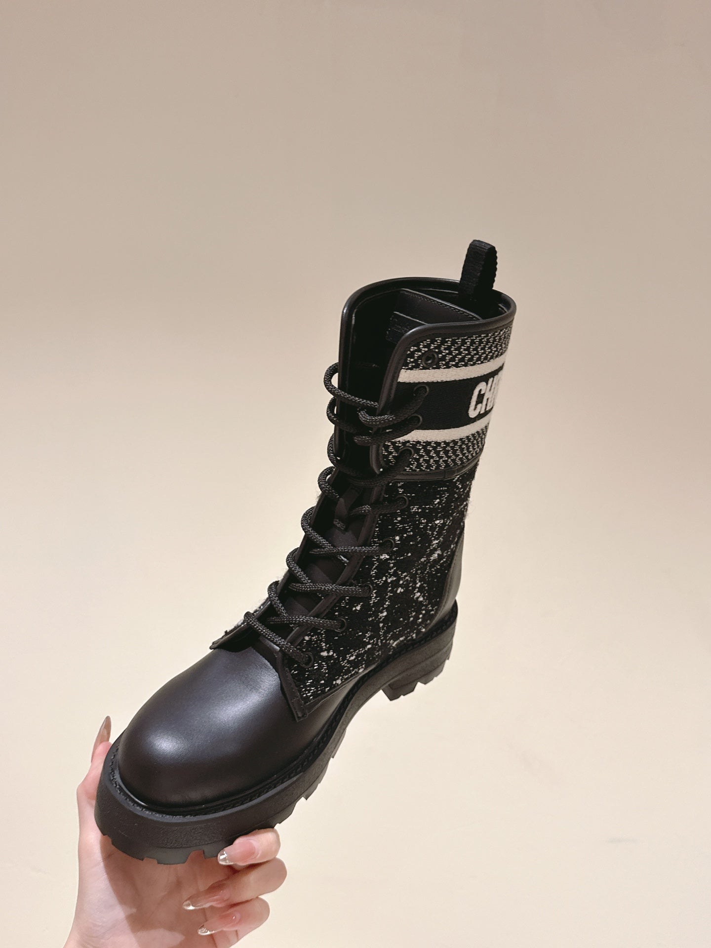 Black & White D-Major Ankle Boot