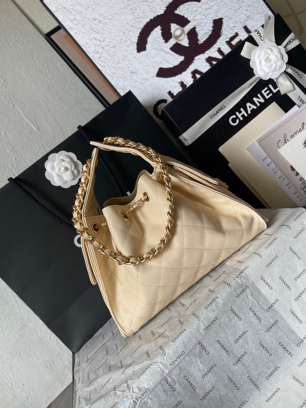 Beige 25 Small Handbag