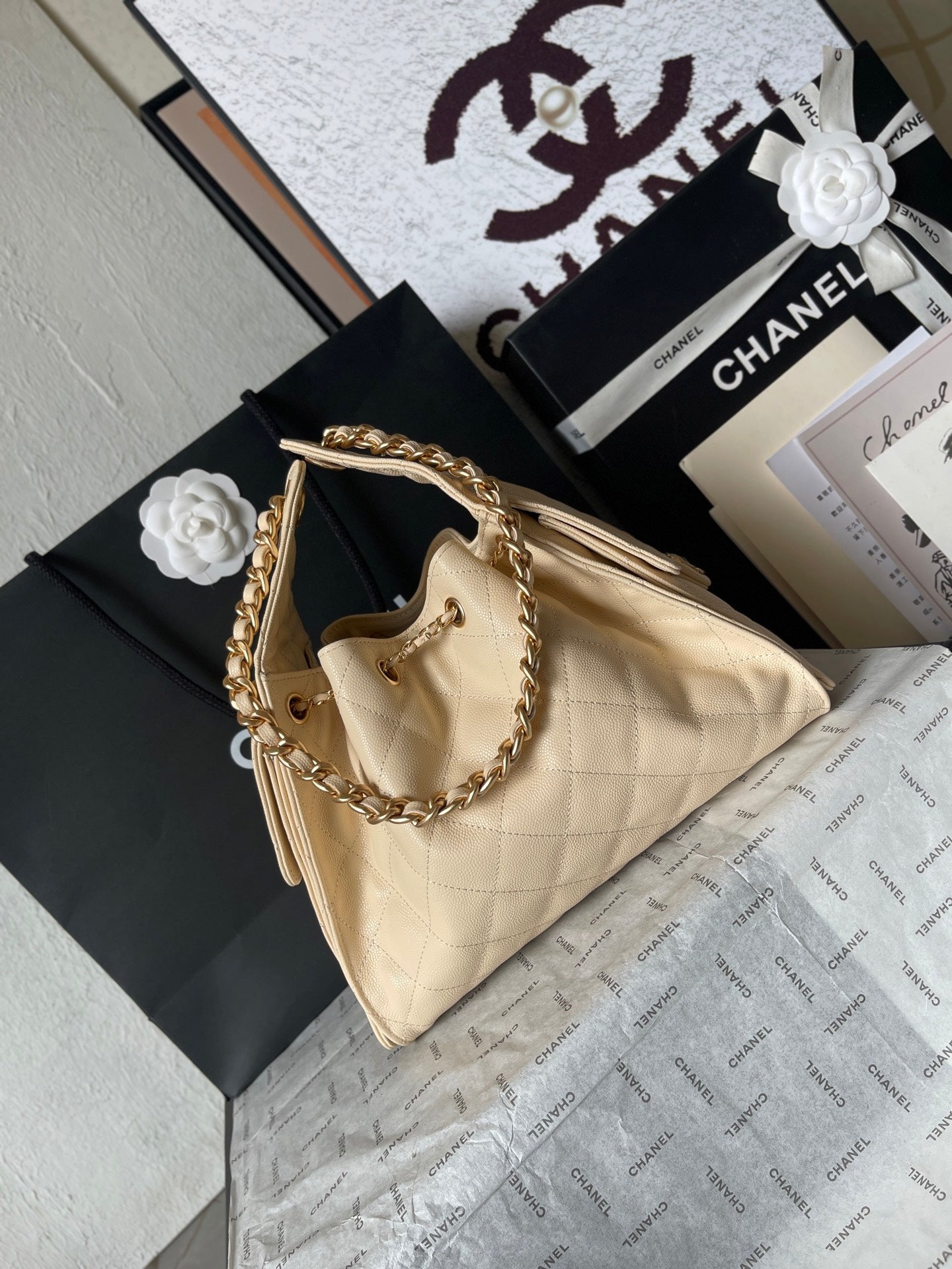 Beige 25 Small Handbag