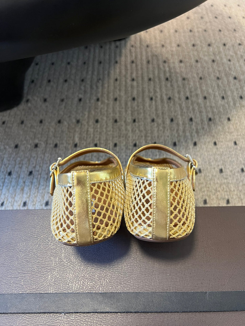 Gold AF Ballet Flats