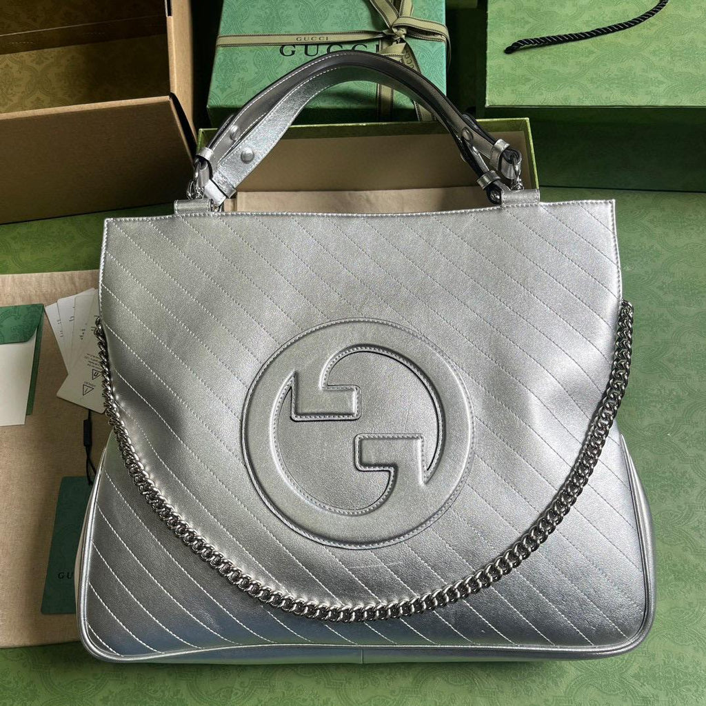 Silver GB Small Tote Bag