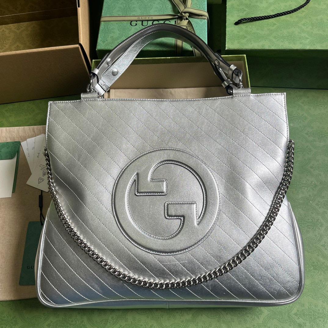 Silver GB Small Tote Bag