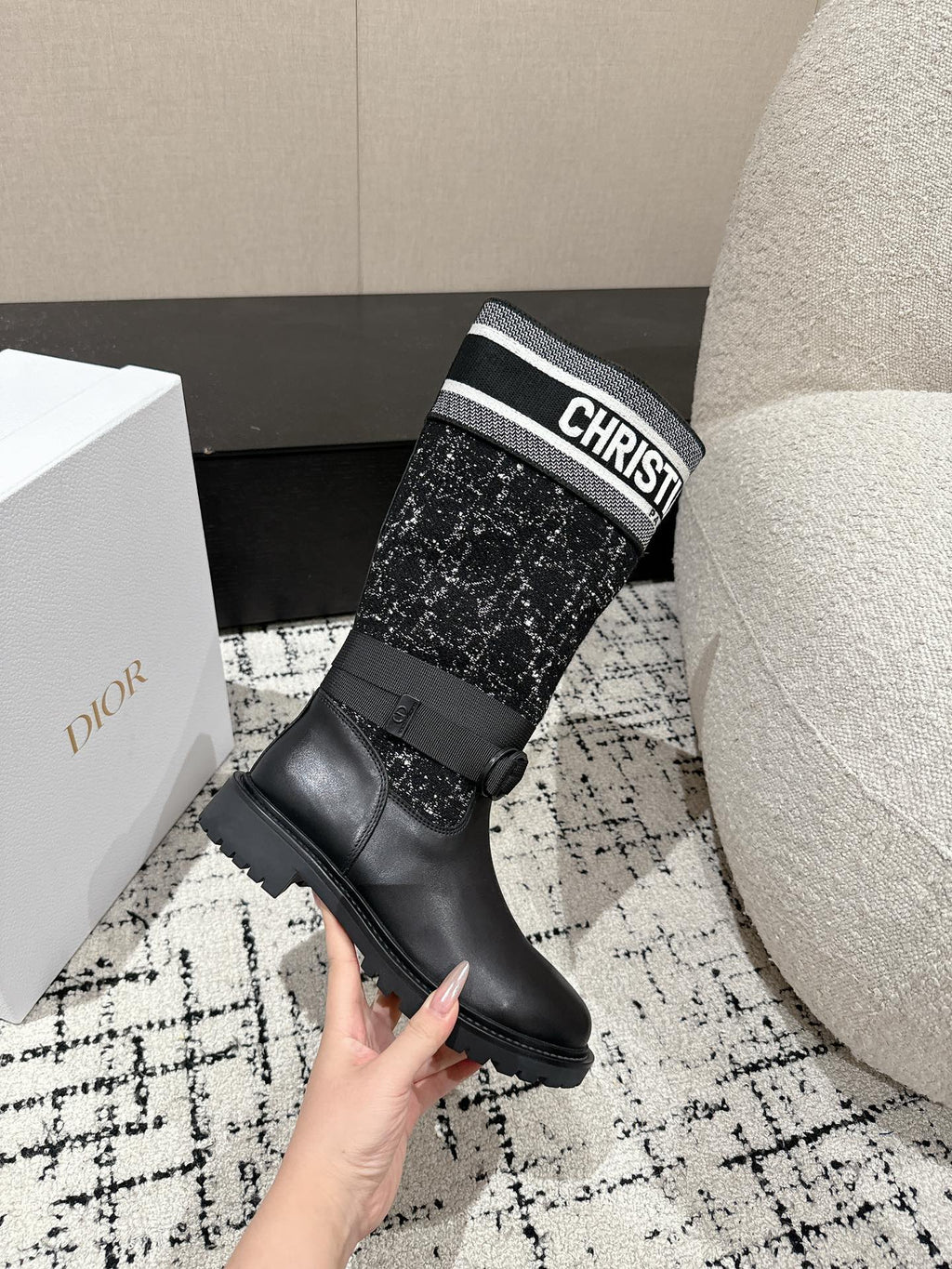 Black & White DM Boot