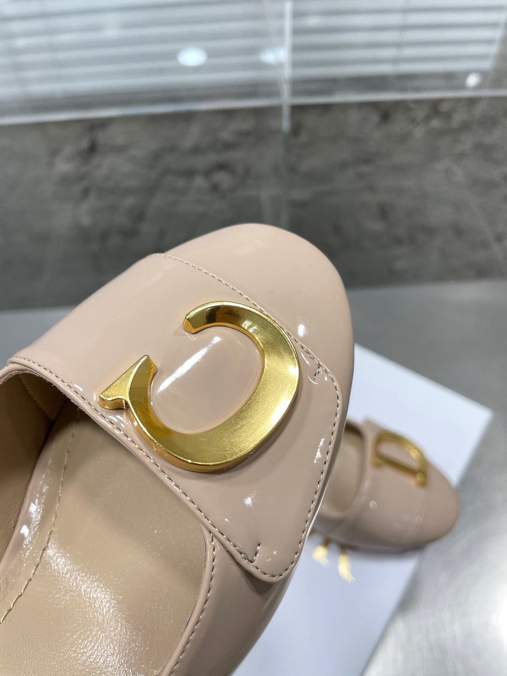 Nude CD Slingback Pump