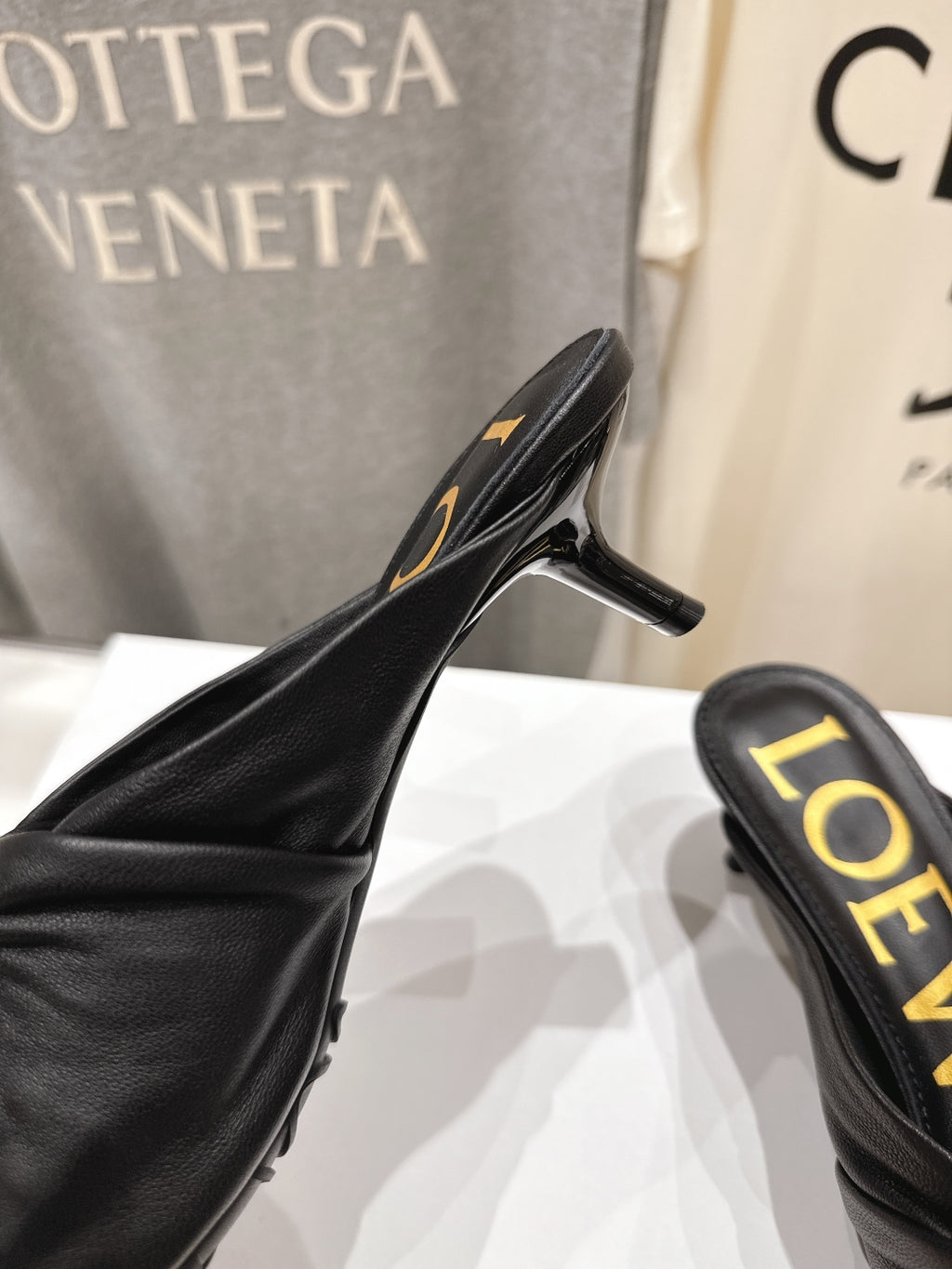 Black Pebble Soft Mule