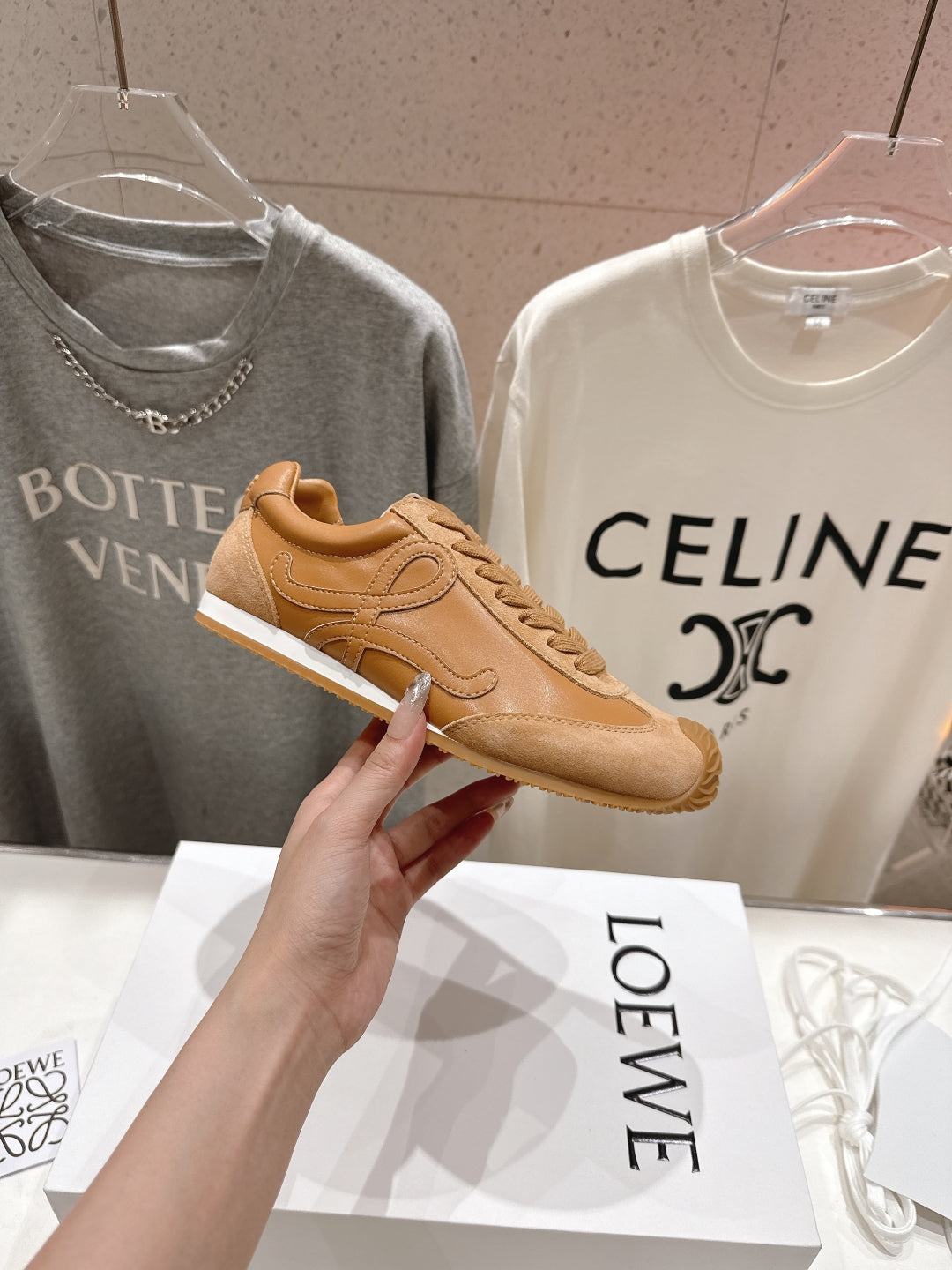 Men's Cinnamon Ballet Runner 2.0 In Soft Leather