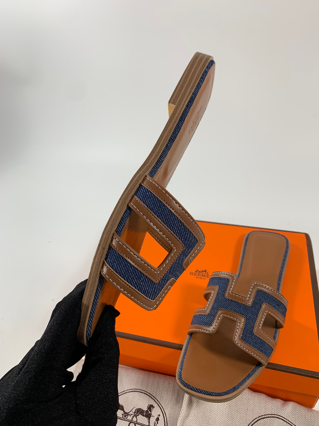 Blue Brut/Gold HO sandal