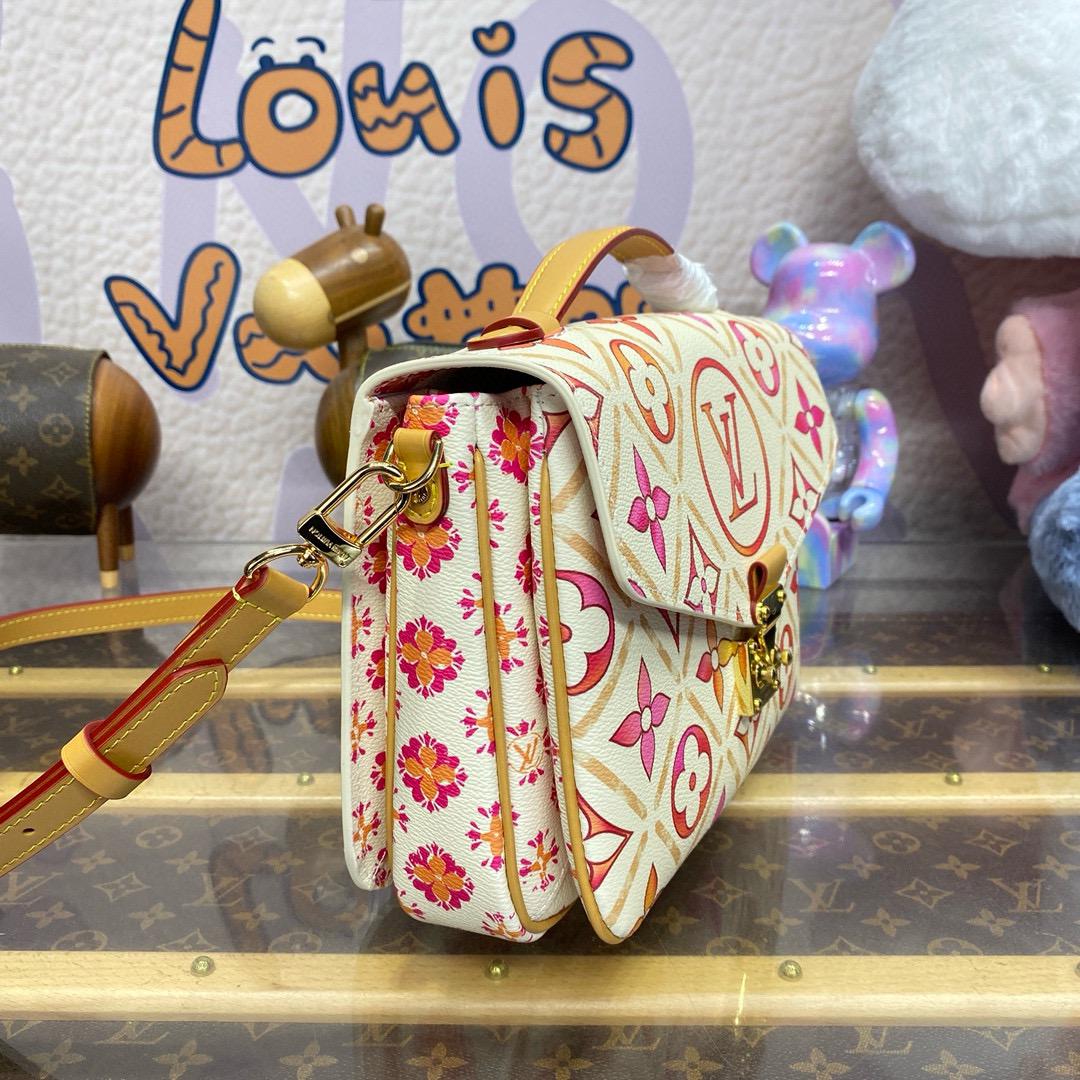 Coral By The Pool Shoulder Bag