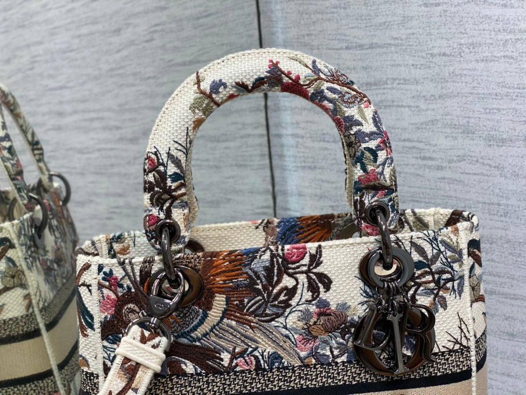 Ecru multicolor medium LD-lite bag