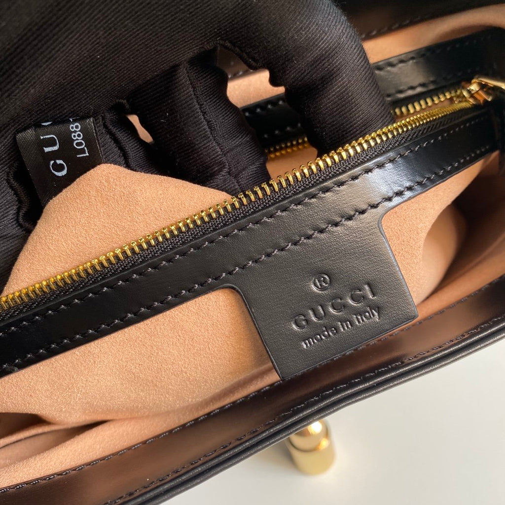 Black GJ 1961 small shoulder bag