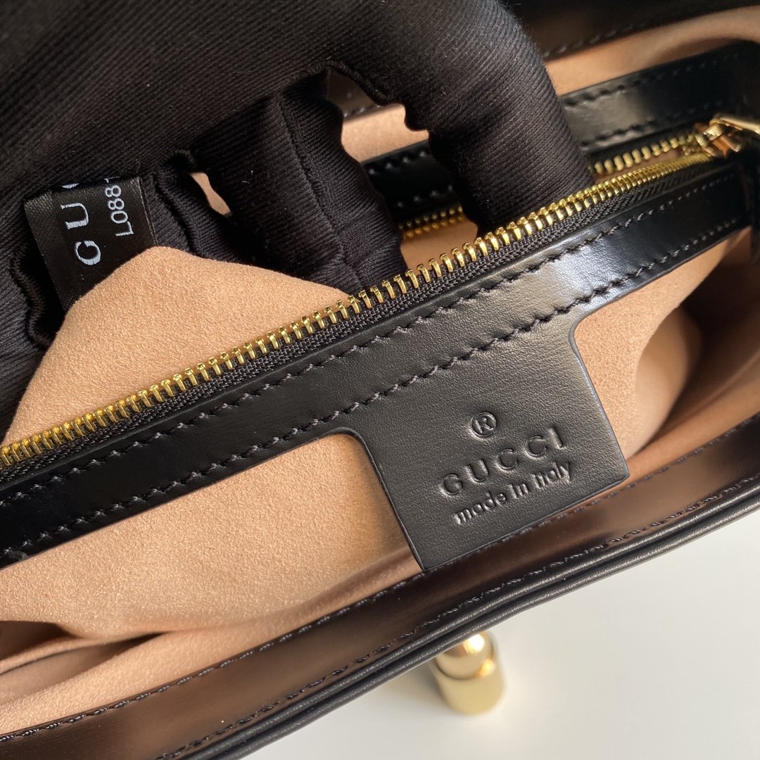 Black GJ 1961 small shoulder bag