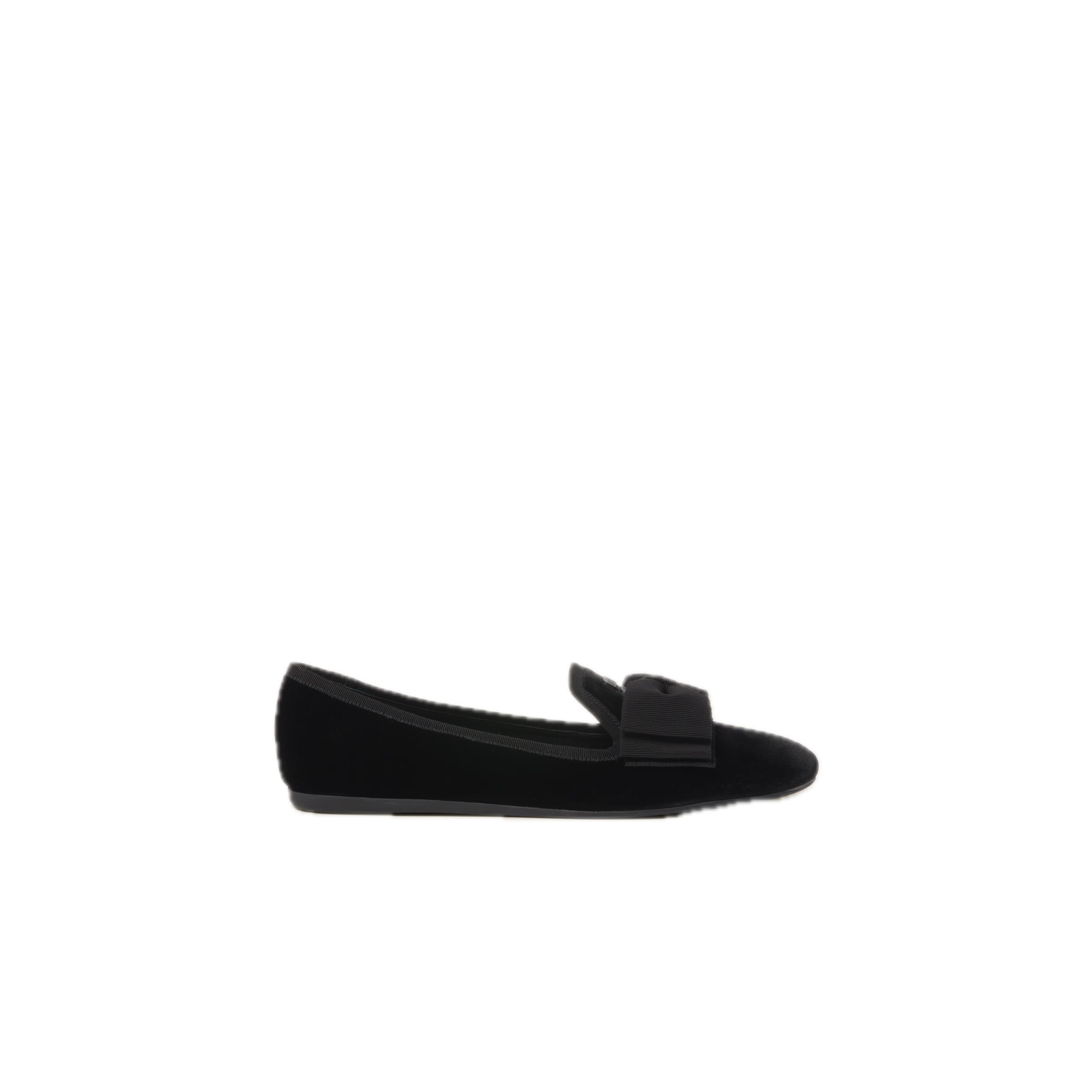 Black Velvet Slippers