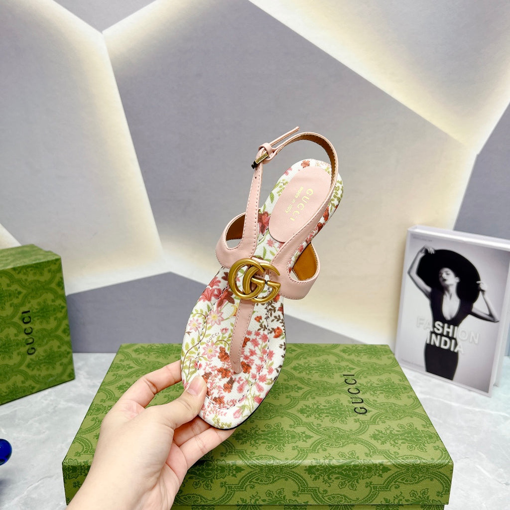 Pink G Thong Sandal