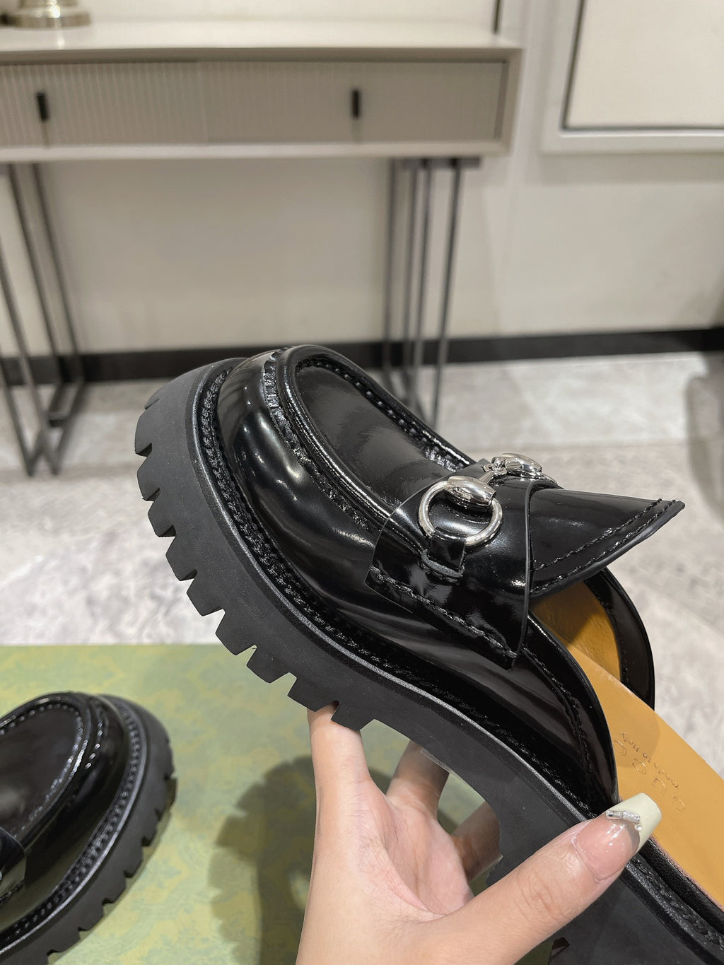Black GG Mule