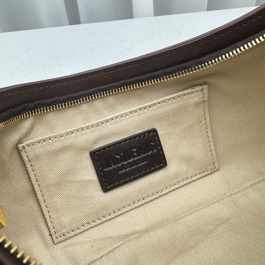 Brown LB Perle Beaded Shoulder Bag