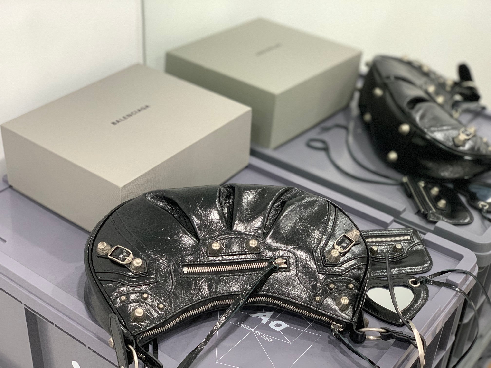 Black LC small shoulder bag