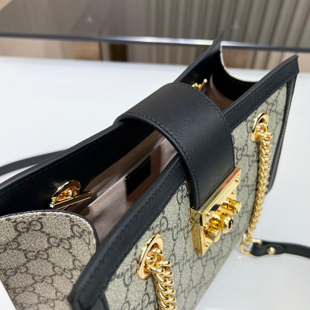 Beige/Black GP Small Shoulder Bag