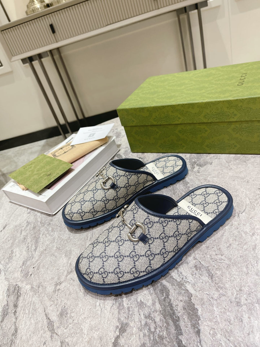 Blue GH men's slipper