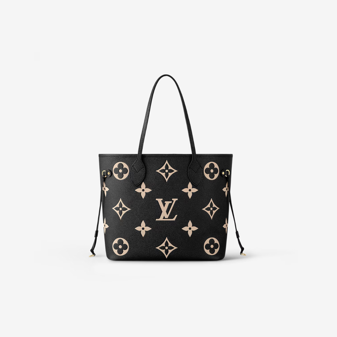Black & Beige N MM Tote Bag