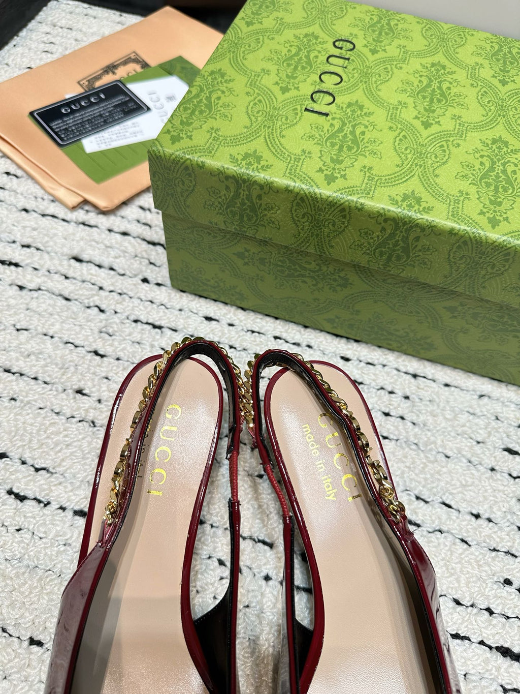 Red GS Slingback Pump