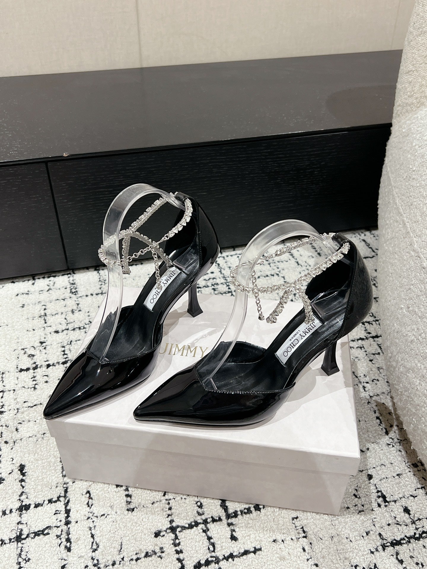 Black Stevie 100 Pumps