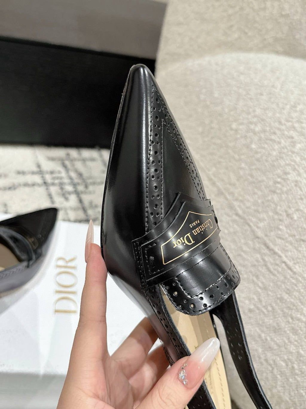 Black Boy Slingback Pump