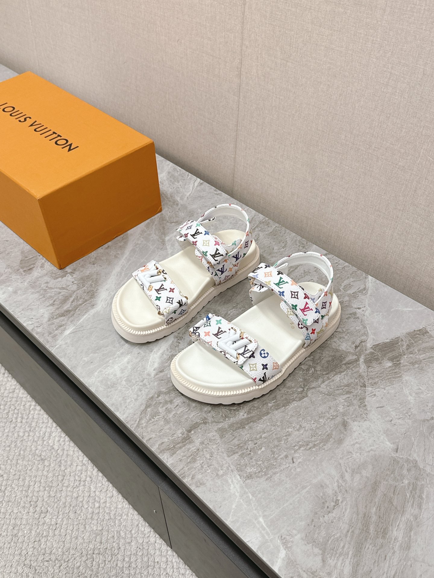 Blanc Sunset Flat Comfort Sandal